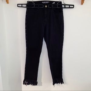 HIGH WAISTED black jeans - open to offers!
